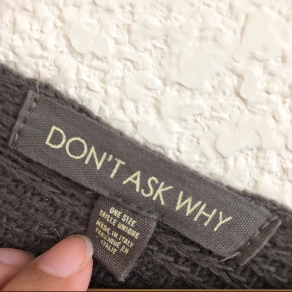 Cute dark gray open cardigan - Picture 6 of 6